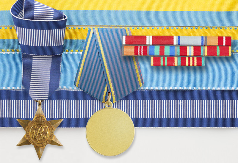 ribbons for military medals